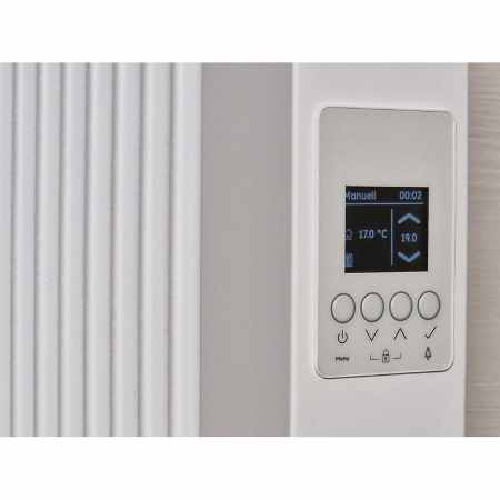 VFS-1200N Teilspeicherheizung Vitramo Detail Thermostat in Heizung integriert