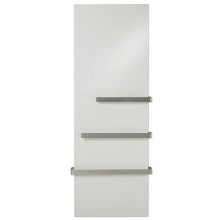 VB18060 Vitramo Badheizung Wand 800W weiß Infrarotheizung mit Handtuchhalter