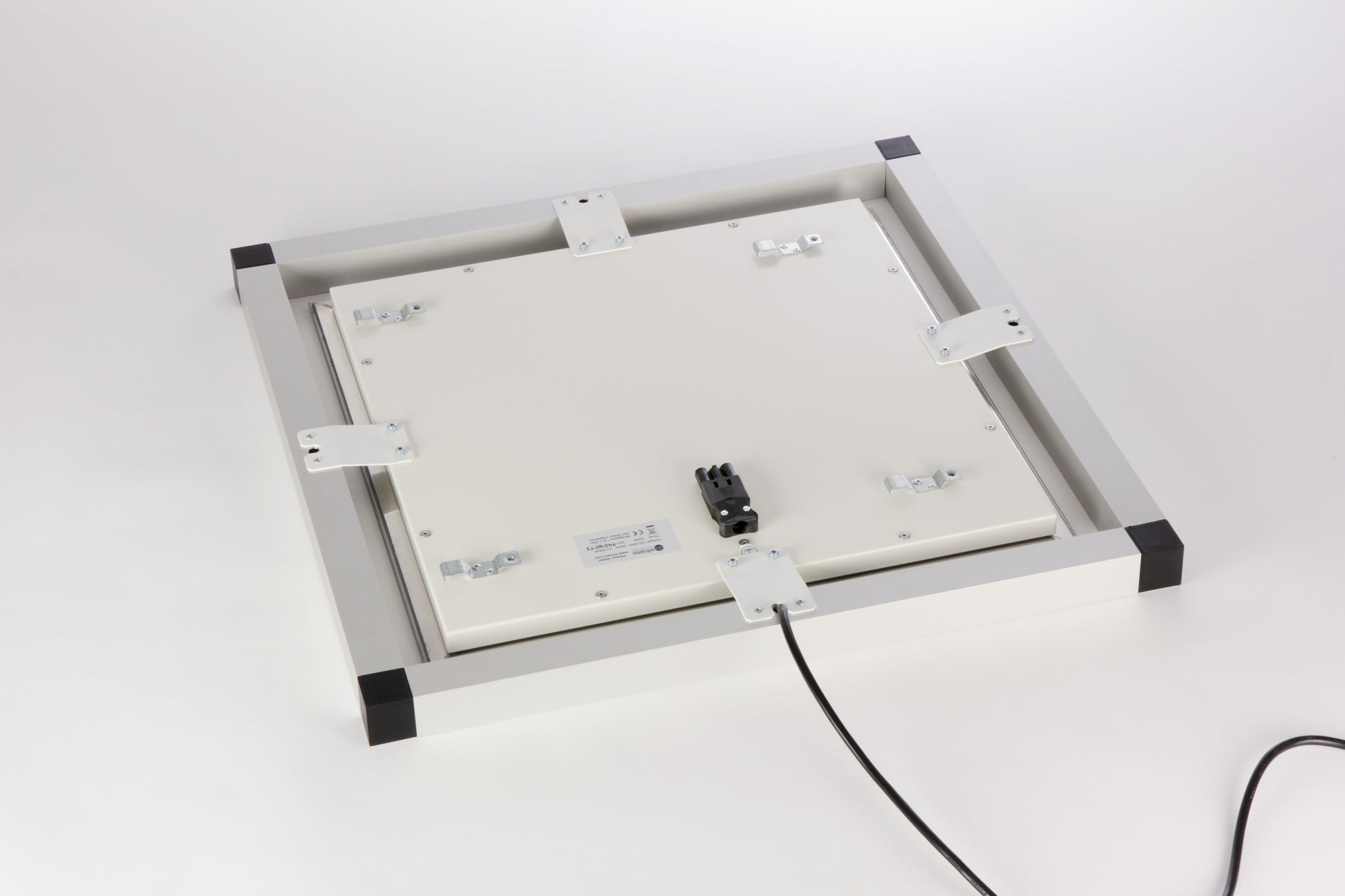 VH-LED04848 Infrarotheizung Decke 550W mit LED Rückseite Montagedetail