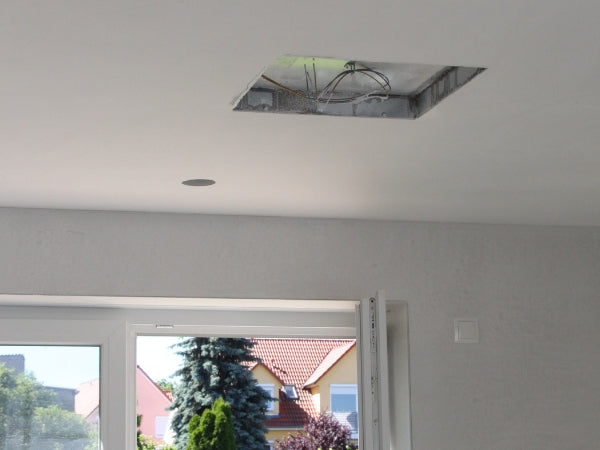 VZ-EG35 Einbaukasten Anwendungsbeispiel Einbaumontage Decke