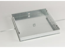 VZ-EG48 Einbaukasten 480x480mm Detailansicht Montagerahmen