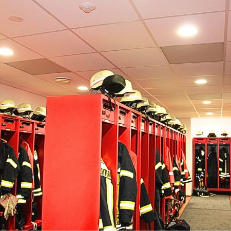 VH06262 Vitramo Infrarotheizung 810W Raumbeispiel Systemdecke