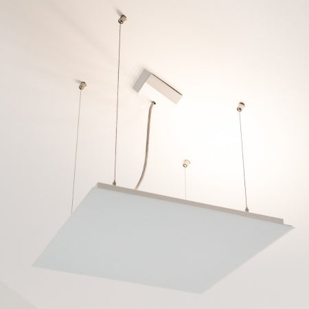 VZS-VH Seilabhängung 1,50 m Anwendungsbeispiel Deckenmontage schräge Decke Dachschräge