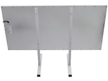 VZF-VLA94 Standfuß 935mm montiert mit VL-A Infrarotheizung horizontal Rückseite