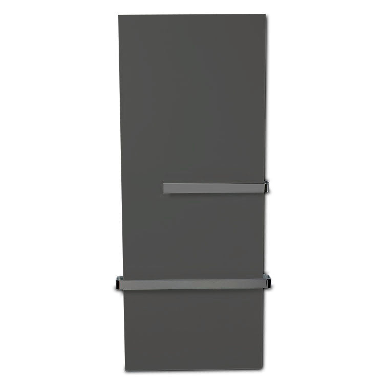 VB15060-9011 Vitramo Badheizung Wand 660W graphitschwarz Infrarotheizung mit Handtuchhalter