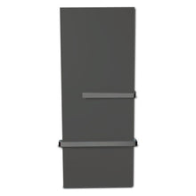 VB15060-9011 Vitramo Badheizung Wand 660W graphitschwarz Infrarotheizung mit Handtuchhalter