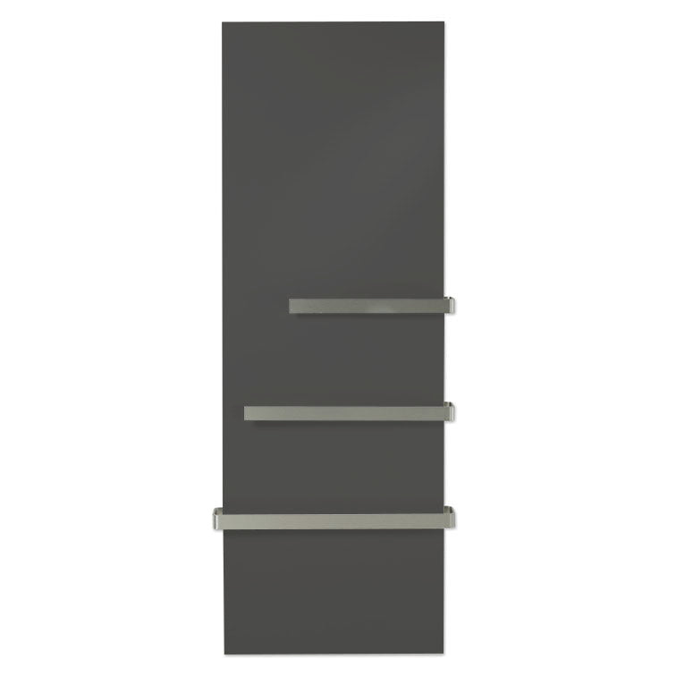 VB18060-9011 Vitramo Badheizung Wand 800W graphitschwarz Infrarotheizung mit Handtuchhalter