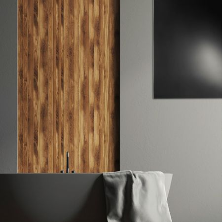 VL-F09060S Vitramo Glasheizung 600W im Raum Anwendungsbeispiel Bad