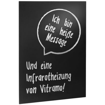 VL-F09060T Vitramo Tafelheizung Wand 600W schwarz beschreibbar