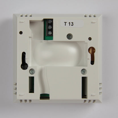 VTD Vitramo Digitaler Raumthermostat Aufputz weiß Detailansicht Rückseite