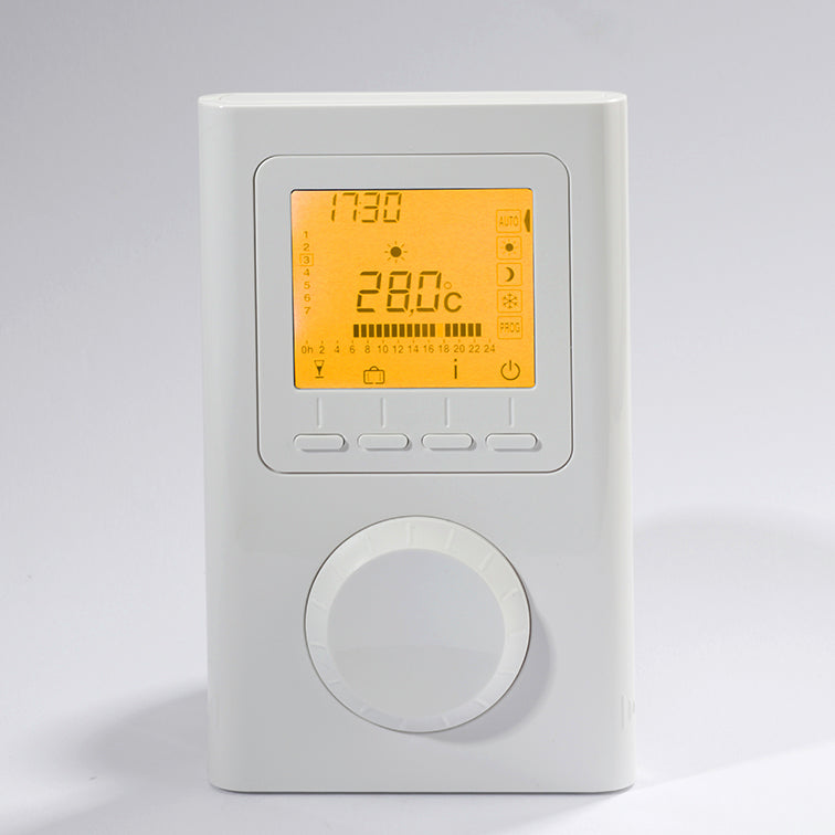 VTX-SP Vitramo Digitales Funk-Raumthermostat mit Wochenprogrammierung weiß